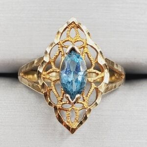 Blue Topaz Ring